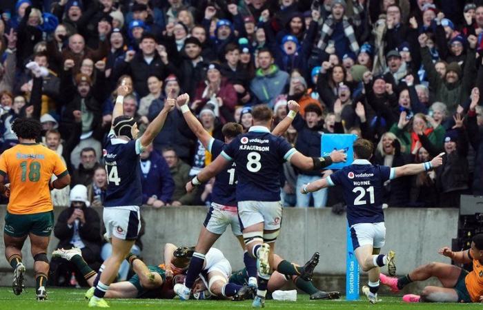 Gira de otoño de 2024: Escocia finaliza su gira con fuerza contra Australia