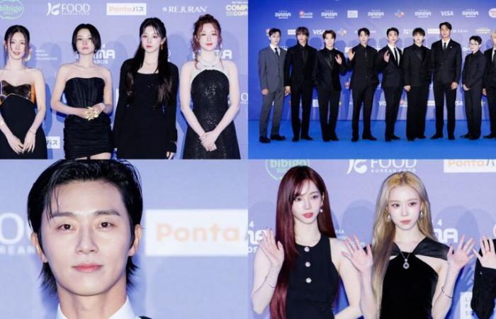 Estrellas del K-POP en la alfombra roja del 3er día de los MAMA AWARDS 2024 – K-GEN