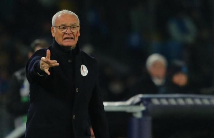 Napoli-Roma 1-0, Ranieri: “Tenemos problemas. Pellegrini y Dybala, les explicaré la gestión”