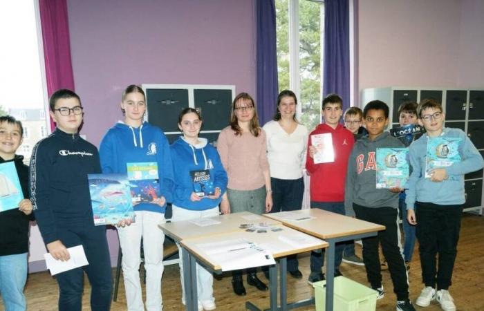 En Tinchebray-Bocage, los estudiantes de Saint-Rémi participan en el premio del libro Ciencia para Todos