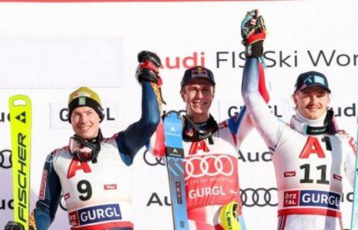 Esquí alpino – Slalom de Gurgl (M): la Navidad vuelve a ganar, Amiez al pie del podio