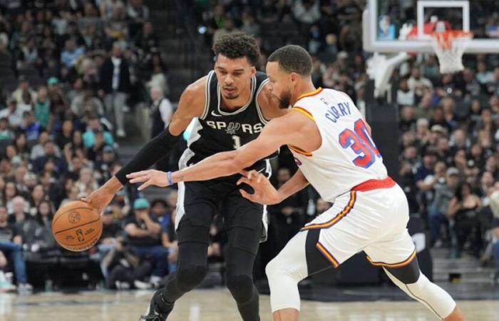 Puntuación final: los Spurs completan una remontada de 17 puntos para vencer a los Warriors, 104-94