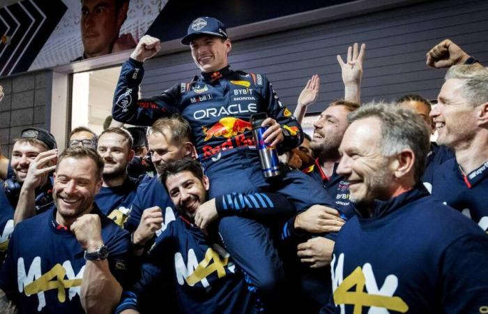 Con un cuarto título mundial de F1, Max Verstappen se une a Sebastian Vettel y Alain Prost