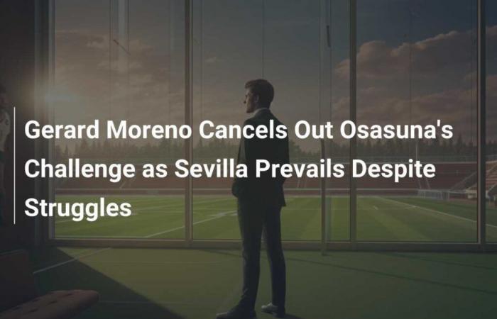 Gerard Moreno cancela el desafío de Osasuna mientras el Sevilla prevalece a pesar de las luchas