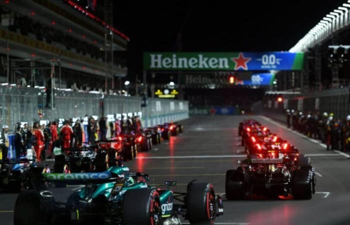 ¿A qué hora se apagan las luces en el Gran Premio de Las Vegas?