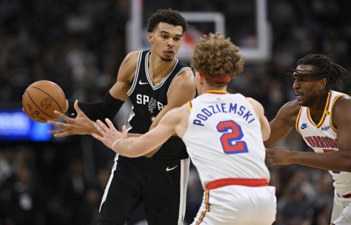 Wembanyama regresa de una ausencia de tres juegos para ayudar a los Spurs a superar a los Warriors, 104-94