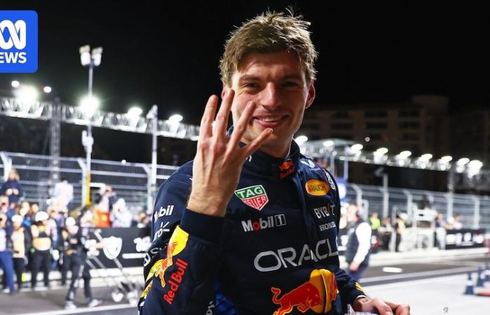 Gran Premio de F1 de Las Vegas: Max Verstappen gana su cuarto campeonato mundial de Fórmula 1