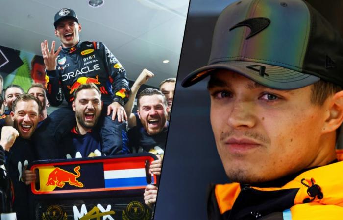 ‘Max simplemente no tiene debilidades’: Lando Norris saluda al campeón Max Verstappen mientras sella la gloria del título en Las Vegas