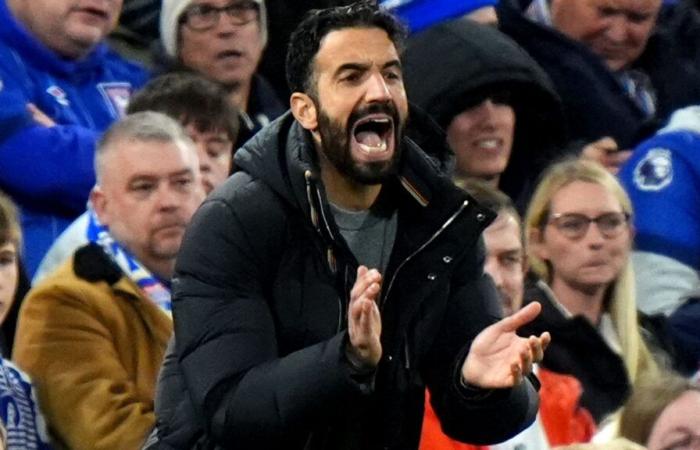 Ipswich 1-1 Manchester United: Ruben Amorim aguantó en el primer juego gracias al empate de Omari Hutchinson tras el primer gol de Marcus Rashford | Noticias de futbol