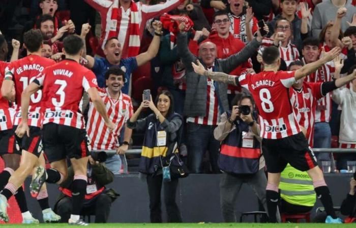 Nico y Sancet reinan en un derbi de mínimos para que Bilbao siga soñando en grande | Relevo