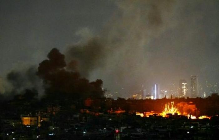 Enfrentamientos entre Hezbolá e Israel en el sur del Líbano y bombardeos en los suburbios de Beirut