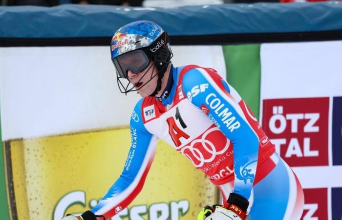 Gurgl: Clément Noël sobrevuela la primera vuelta del slalom, Steven Amiez 3º provisional