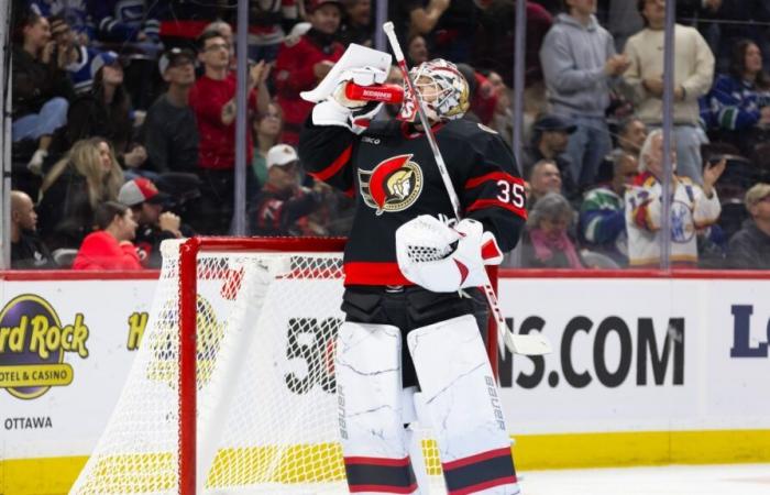 NHL: Senadores derrotados por quinto juego consecutivo; Quinn Hughes expulsado