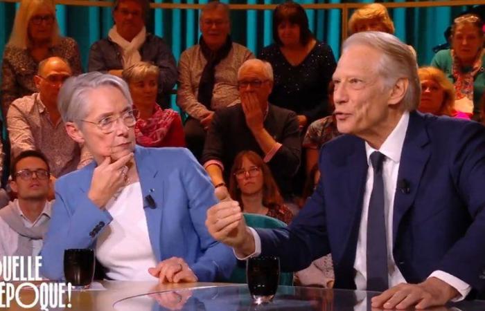 “Para ahí”: Dominique de Villepin y Elisabeth Borne alzan la voz en el set de “Quelle Époque”