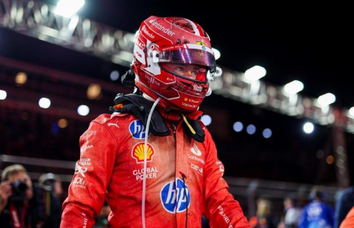 Charles Leclerc se recuperó al final del GP de Las Vegas