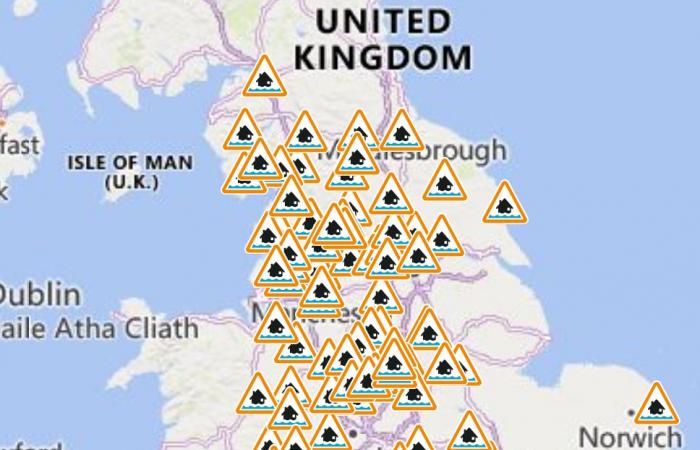 Storm Bert más reciente: advertencias meteorológicas de peligro para la vida por lluvia y viento en el Reino Unido mientras 300 áreas afectadas por riesgo de inundaciones