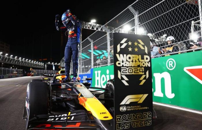 Max Verstappen logra el cuarto campeonato de F1 y George Russell gana el GP de Las Vegas