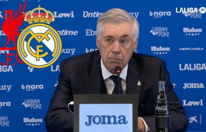 De suplente en los últimos partidos a titular en Anfield, Ancelotti confirma sus intenciones para la Champions