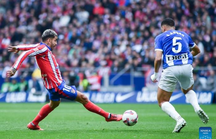 Atletico de Madrid vs. Deportivo Alaves-Xinhua