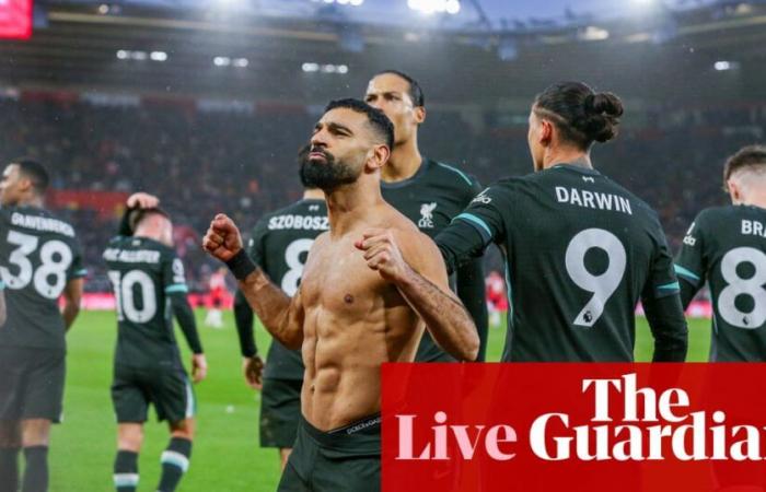 Southampton 2-3 Liverpool: Premier League – como sucedió | primera división