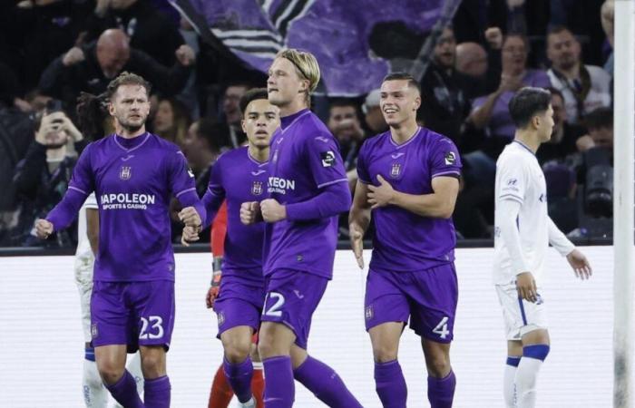 D1A: Anderlecht humilla a La Gantoise y confirma su muy buena forma (6-0)