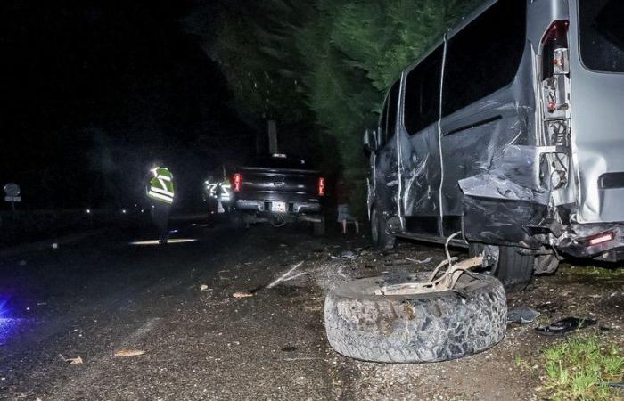 Violento choque en el Lot, milagrosamente sin heridos pero con importantes daños materiales