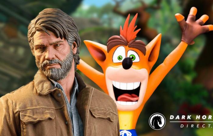 Las magníficas figuras de The Last of Us y Crash Bandicoot