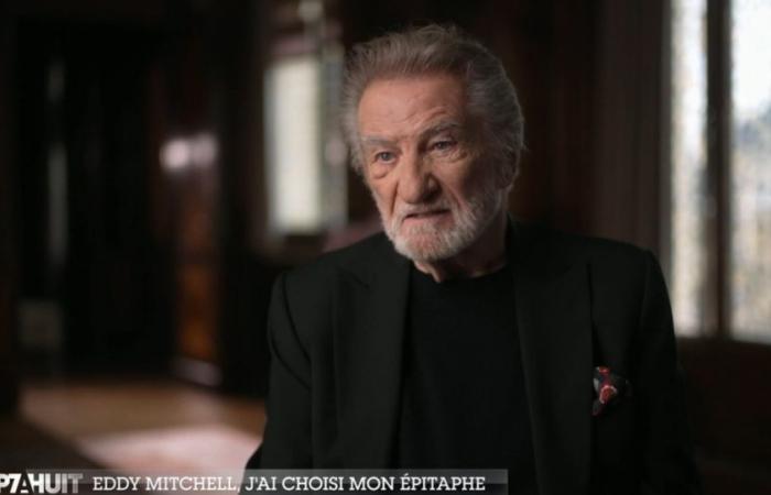 Eddy Mitchell se sincera sobre su salud y revela su epitafio en “Sept à quatre”