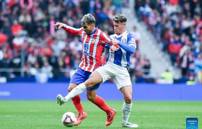 Atletico de Madrid vs. Deportivo Alaves-Xinhua