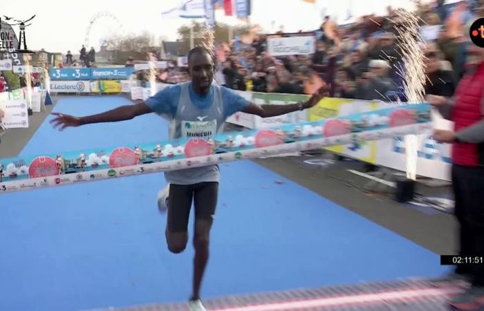 REPETICIÓN. Charles Muneria gana el maratón de La Rochelle 2024 en 02:11:53. Siga la 33ª edición por televisión y por Internet