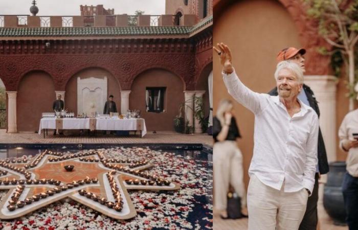 El bonito mensaje de Richard Branson al personal de su hotel en Marrakech (FOTOS)