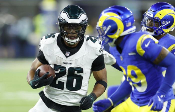 Eagles-Rams: Saquon Barkley estalla con 255 yardas terrestres mientras Filadelfia vence a Los Ángeles 37-20 para su séptima victoria consecutiva