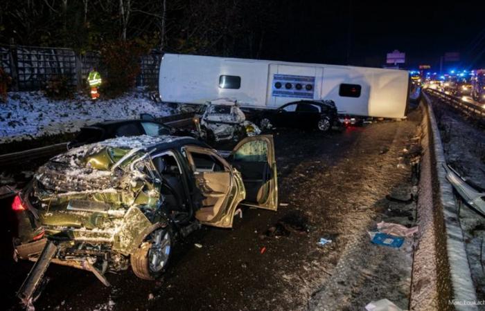 Tormenta Caetano: ha fallecido una de las víctimas gravemente heridas en el accidente entre un Blablacar, cuatro vehículos y una moto