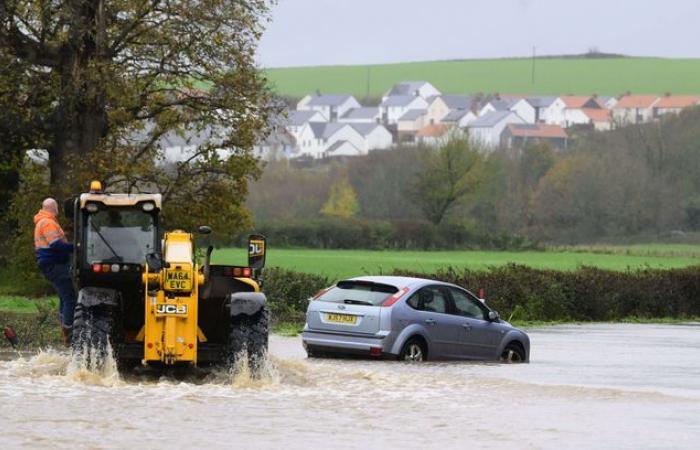 La tormenta Bert continúa causando daños