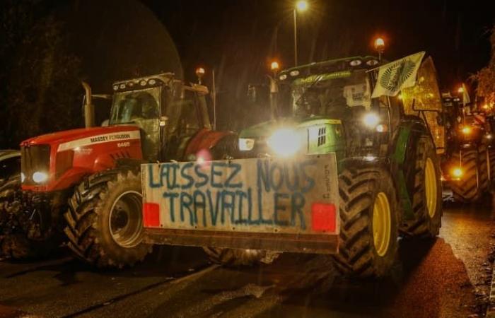 un convoy de tractores en Estrasburgo, acciones previstas en otras partes de Francia