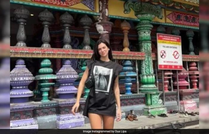 Dua Lipa se divirtió mucho en Malasia