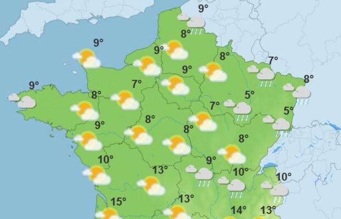 Vientos violentos antes del regreso del claro: el tiempo de la semana en Francia