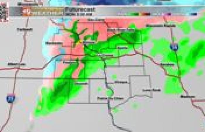 Lluvia y/o mezcla invernal el lunes por la mañana; Se avecina un clima frío a medida que las temperaturas caen en picado | Historias destacadas