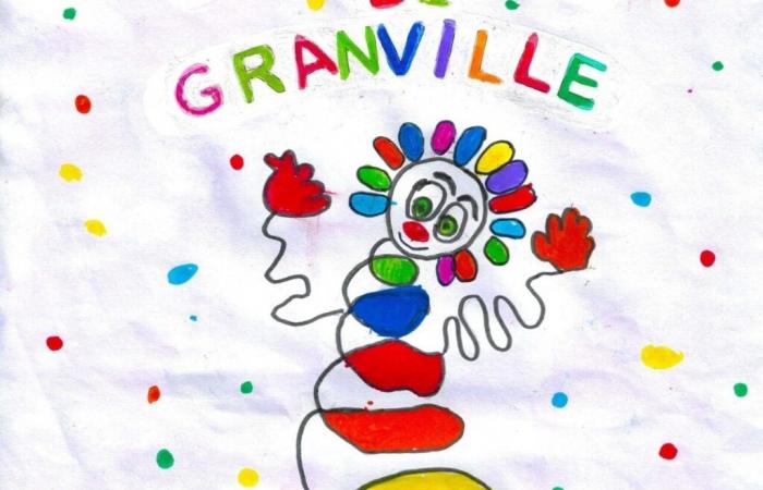 El cartel del Carnaval de Granville 2025 es un dibujo de escolares de La Mancha