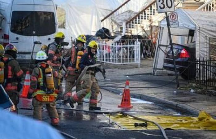 Distrito de Saint-Michel: encontrado inanimado en su casa en llamas