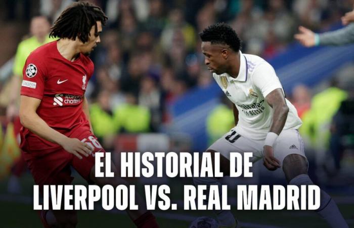 Historial de Liverpool vs. Real Madrid en Champions League