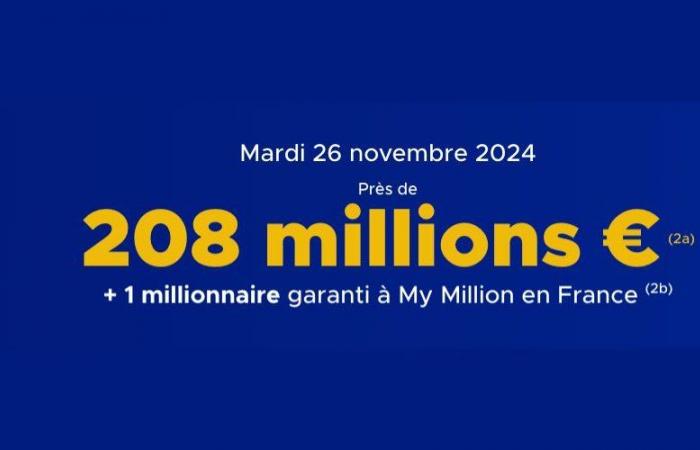 Euromillones FDJ: intenta ganar el mega premio mayor de 208 millones de euros este martes