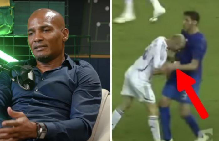 18 años después, Florent Malouda comenta el impulso de Zidane: “Después, el vestuario estaba…