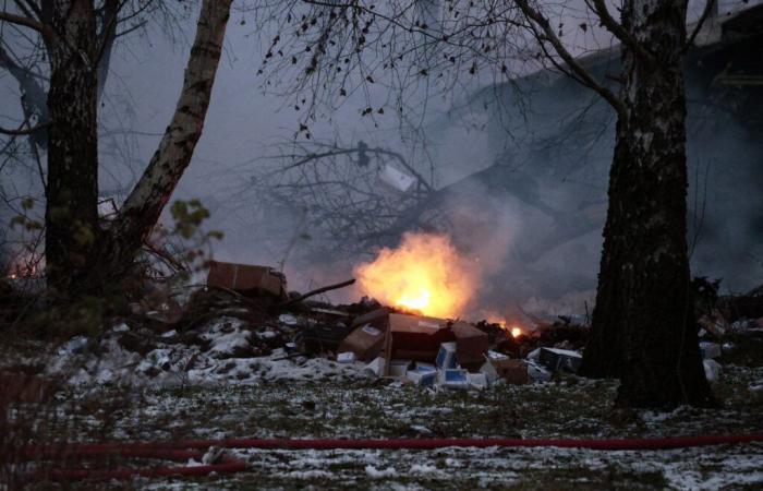 Las impresionantes imágenes del accidente del avión de DHL en Vilnius