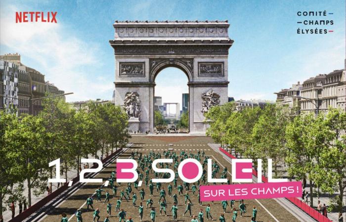 Acepta el desafío del legendario “1, 2, 3 Soleil” de Squid Game en París con Maghla, Just Riadh e Inoxtag