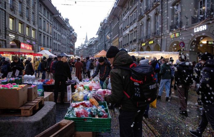 Zibelemärit en Berna: se ofrecieron 33.655 kilos de cebollas