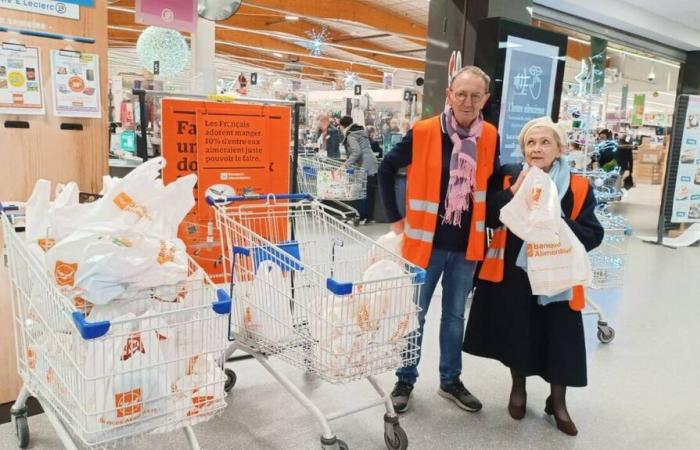 En Mayenne, los voluntarios recogieron 6.783 kg de productos y alimentos, “un gran resultado”