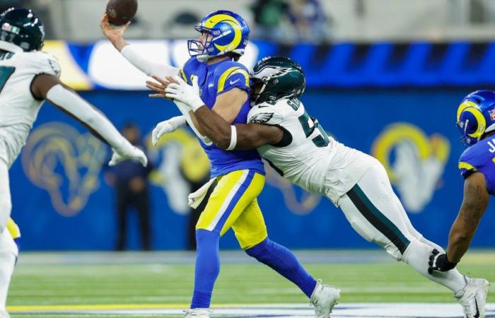 Las probabilidades de postemporada de los Rams se reducen tras la derrota ante los Eagles