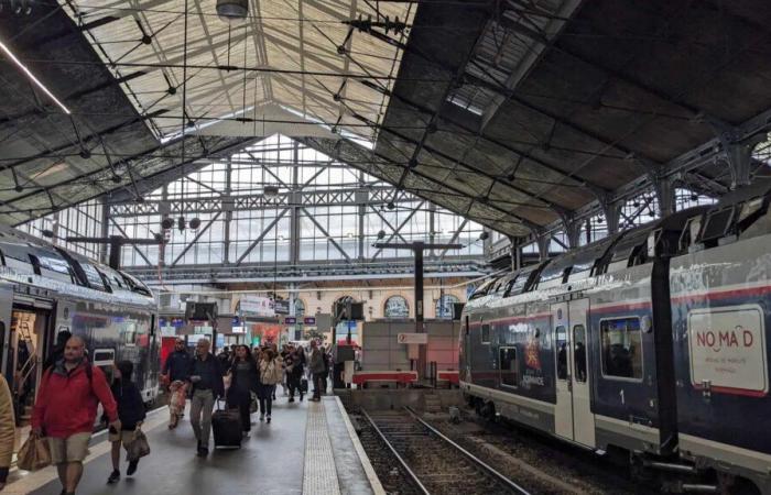 Usuarios de ferrocarril atrapados toda la noche entre Normandía y París