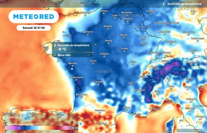 ¡Nueva bajada de temperaturas en Francia! ¿Volverá a aparecer nieve en las llanuras?